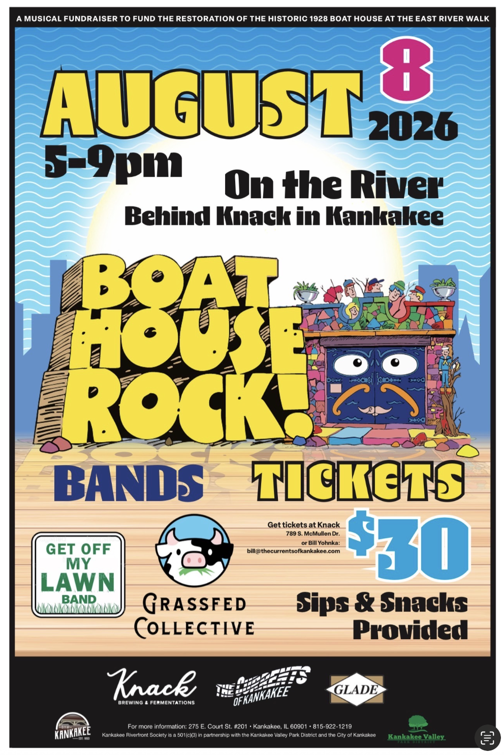 Boat House Rocks | Saturday, August 8 | 5-9p